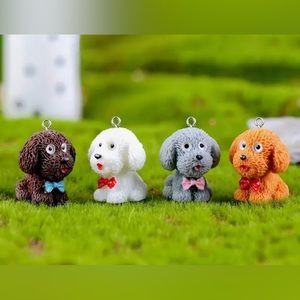 Keychain charms, dog charms, jewellery accessories, charms